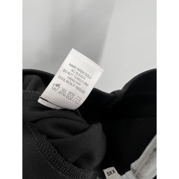 Revolve LPA Women's XXS Black Vittora Short Biker High Rise Elasticized Waist - Picture 14 of 15